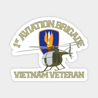 1st Aviation OH-6 Vietnam Magnet