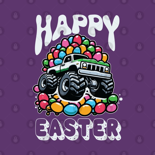 Happy Easter Monster Truck by hippohost
