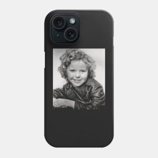 Shirley Temple Aviator Jacket Phone Case