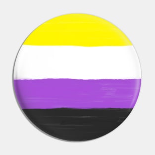 Non binary flag Pin