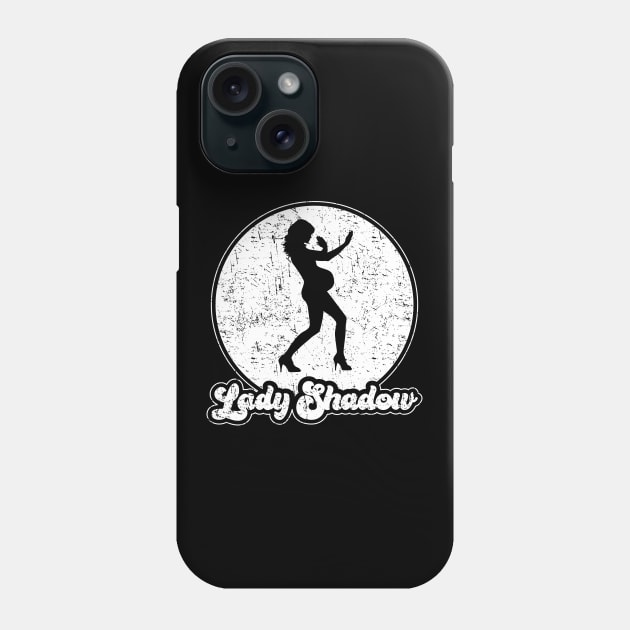 Studio C - Lady Shadow - Circle Phone Case by Barn Shirt USA