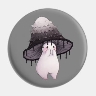 Ink Cap Mushroom Pin