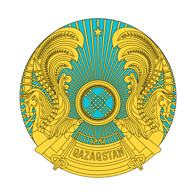 Emblem of Kazakhstan by Wickedcartoons