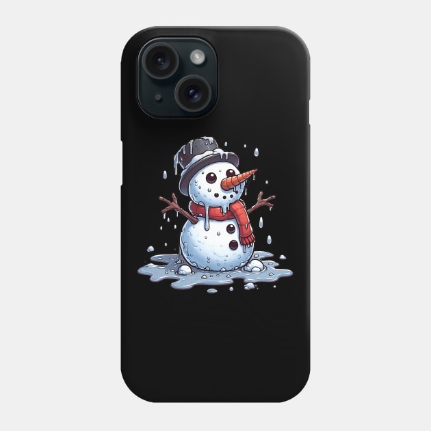 Melty The Snowman Phone Case by Theme Fusion