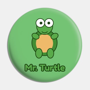 Mr. turtle Pin