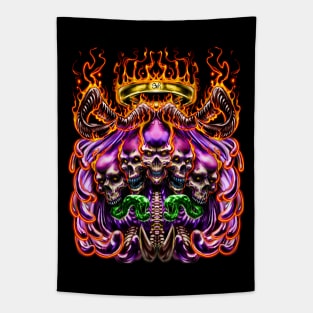 Crown of Skulls Tapestry