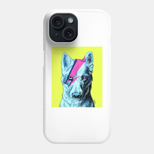 Bow-wow-Bowie 2 Phone Case by shiro