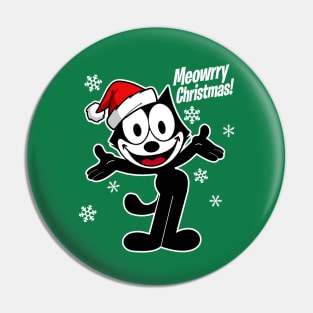 FELIX MEOWRRY CHRISTMAS Pin