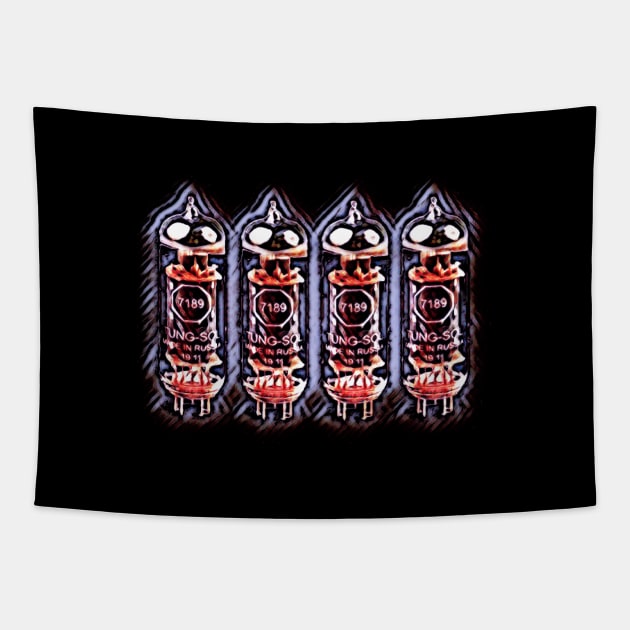 Tubes Tapestry by Fallow