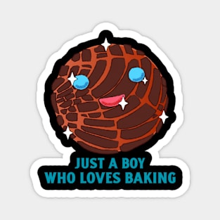Just A Boy Who Loves Baking Magnet
