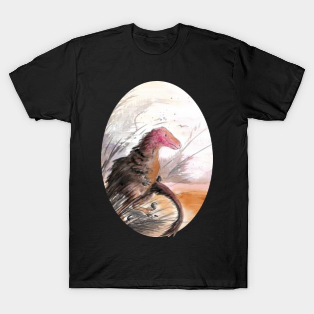 Discover Raptor watercolour 01/07/21 - Dinosaurs - T-Shirt