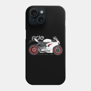 Ride V2 white Phone Case