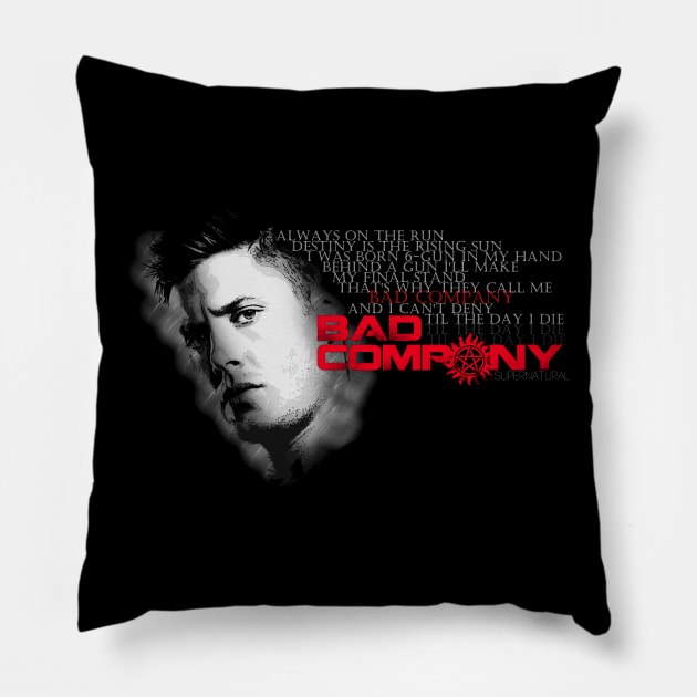 Bad Company Pillow by GnarllyMama