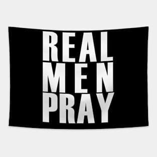 REAL MEN PRAY Tapestry