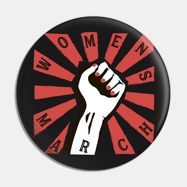 March For Our Lives Protest T-Shirt. Women's March Pin by Ligret