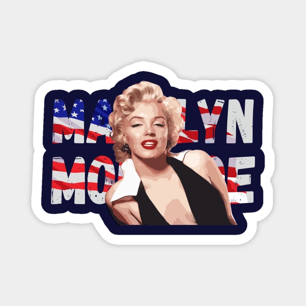 Marilyn Monroe Magnet by Olgakunz