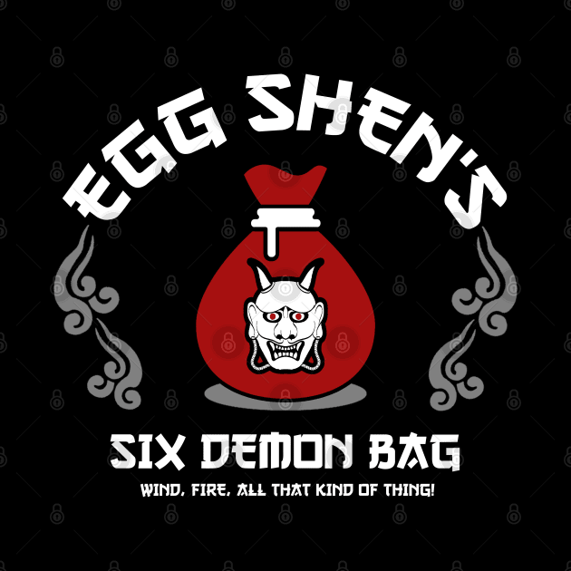 Egg Shen's Six Demon Bag by NinthStreetShirts