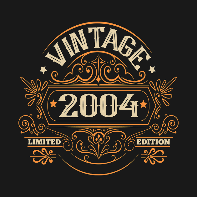 18th birthday gifts of legal age born in 2004 vintage by HBfunshirts