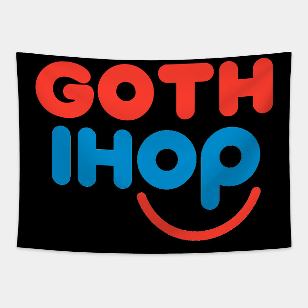 Goth Ihop Goth Ihop Tapestry Teepublic