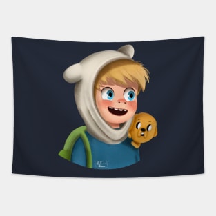 Finn & Jack Adventure Time Tapestry