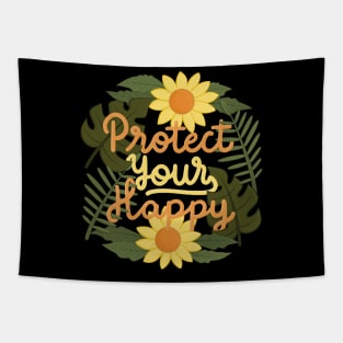 protect your happy Tapestry