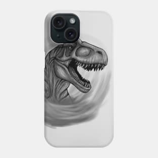 Allosaurus Sketch Phone Case
