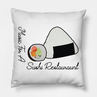 Harry Sushi (smaller print) Pillow