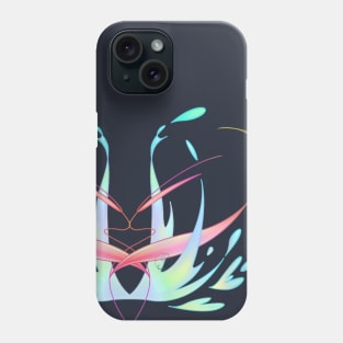 Falling droplets Phone Case