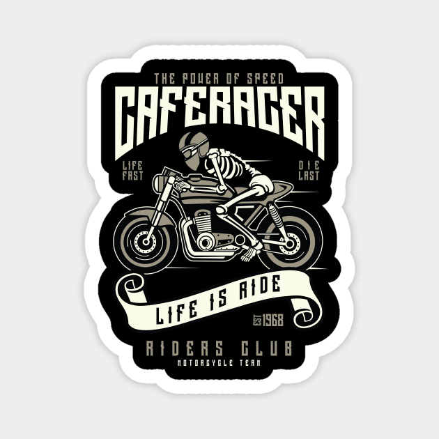 cafe racer Magnet by ramonagbrl