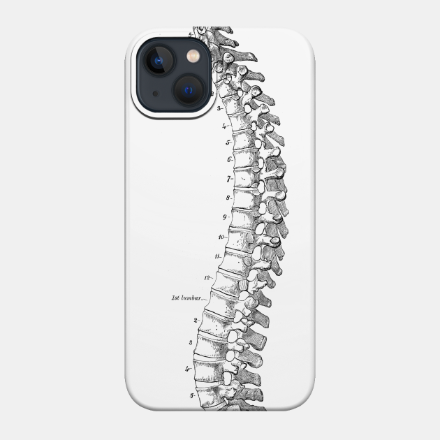 Human Body - Spine - Human Anatomy - Phone Case