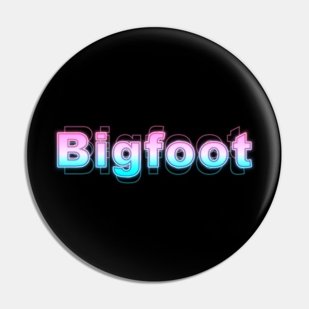 Bigfoot Pin by Sanzida Design