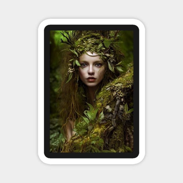 Forest Dryad Magnet by MyMagicalPlace