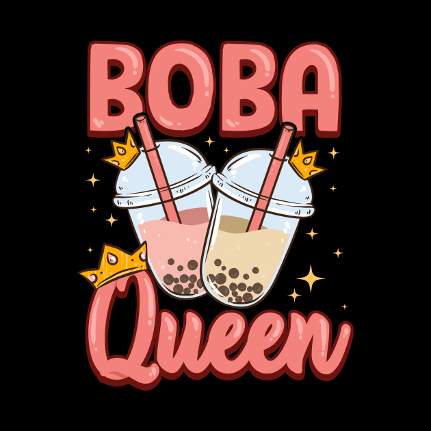 Funny Boba Queen Kawaii Bubble Tea Boba Anime by theperfectpresents