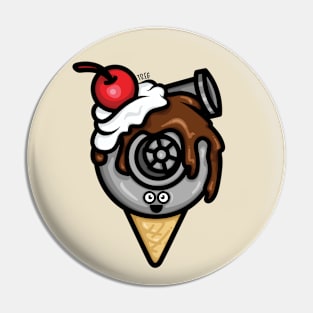 Cutest Turbo - Chocolate Ice Cream Pin