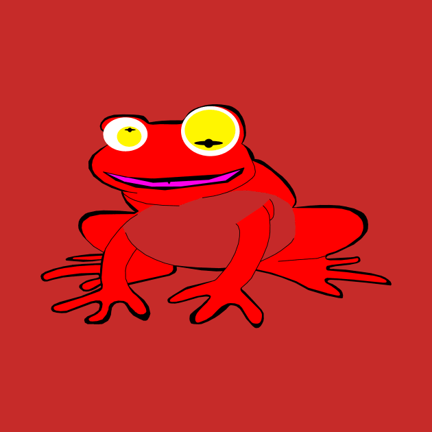 Red frog by DrTigrou