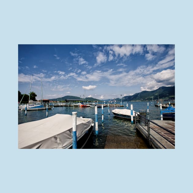 Iseo Town Marina, Italy by Violaman