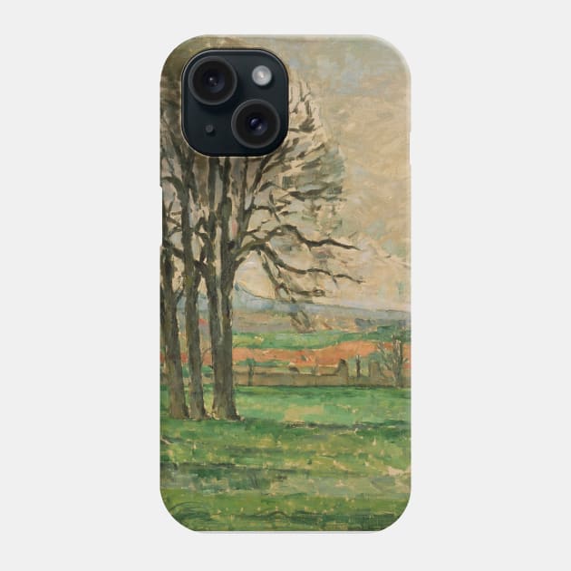 The Bare Trees at Jas de Bouffan by Paul Cezanne Phone Case by Classic Art Stall