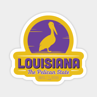 Louisiana Pelican State Magnet