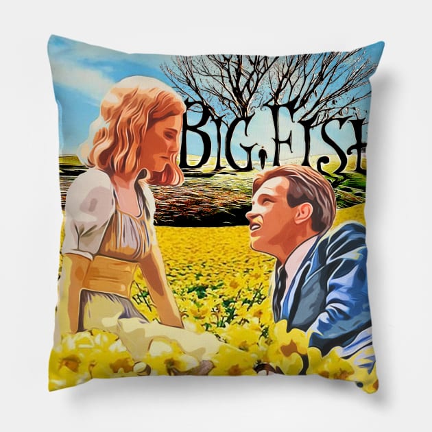 Big Fish Movie Design Pillow by 3 Guys and a Flick