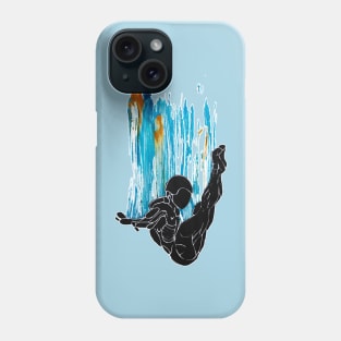 Platform Diving, Waterfall Diver Phone Case