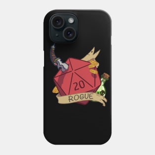 Dnd Rogue D20 Phone Case