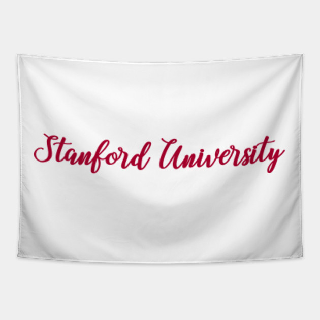 Handwritten Stanford University Logo Stanford University Tapestry Teepublic Au