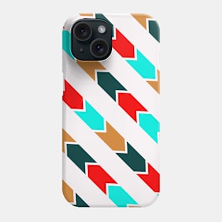 Colorful Modern Retro Geometric Pattern Phone Case