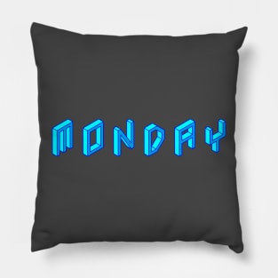 obscure order blue monday Pillow