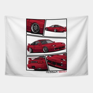 Nissan 180SX JDM Car Tapestry