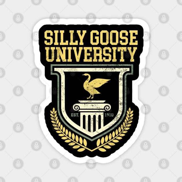 Silly Goose University: Funny College Logo Magnet by TwistedCharm