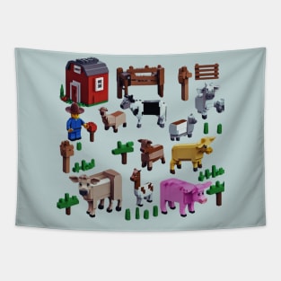 Farm life Tapestry