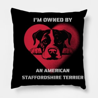 I am owned by an American Staffordshire Terrier Pillow