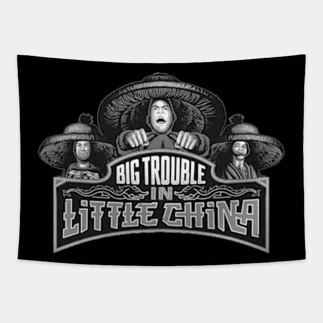 Big Trouble in Little China Tapestry by CosmicAngerDesign