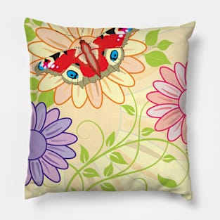 Flora vector (1) Pillow